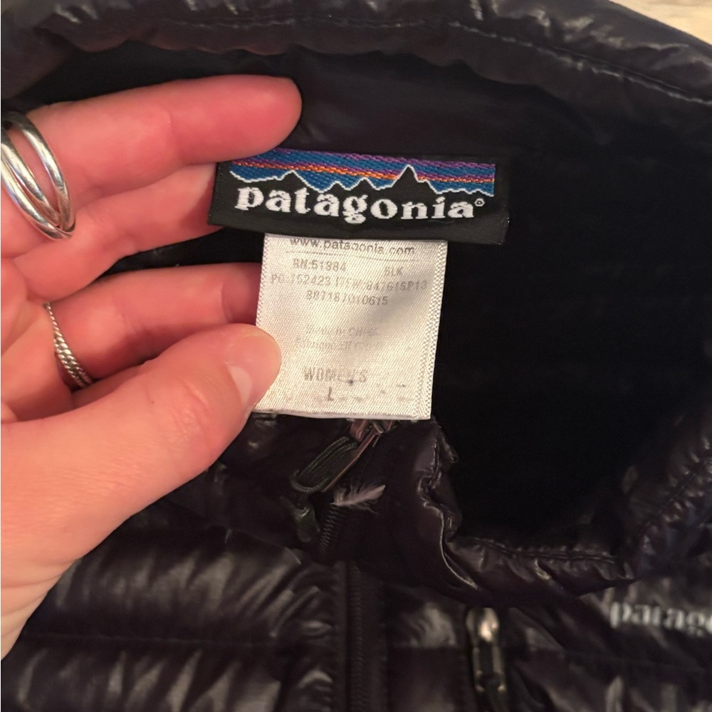 Patagonia Black Puffer with Zipper